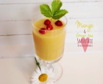 Mango & greentea smoothie