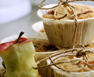 Havremuffins med äpple och kanel