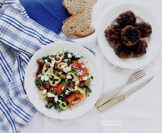 Greek Country Style Salad - "Xoriatiki Salata"
