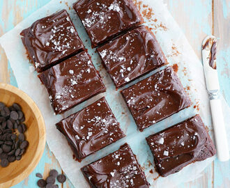 Fudge brownies utan ägg och mjölk