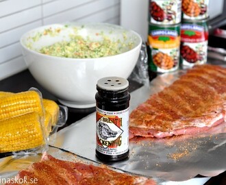 BBQ Rib´s och Coleslaw Daytona Style...