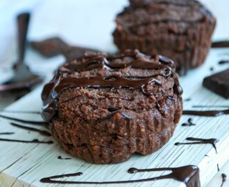 Kladdiga Chokladmuffins utan ägg