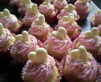 Rosa minicupcakes