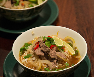 Phở –  Vietnamesisk nudelsoppa