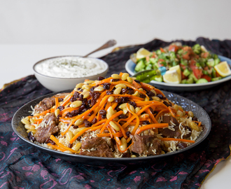 Kabuli palaw- Afghanskt ris med lammkött
