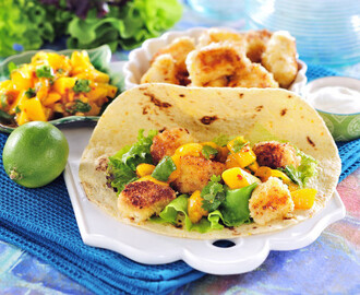 Fisktacos med mangosalsa