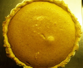 Thanksgiving pumpkin pie!