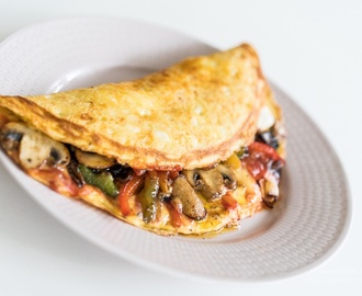 Ostpanerad omelett deluxe!