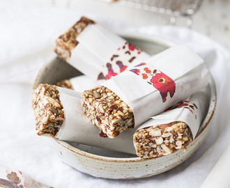 Toasted Seed and Almond Bars with Salted Date Caramel