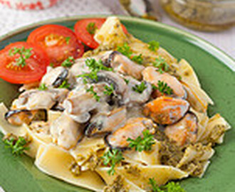 Skaldjurs pasta