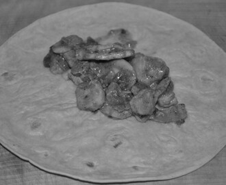 enchiladas med kyckling och bacon