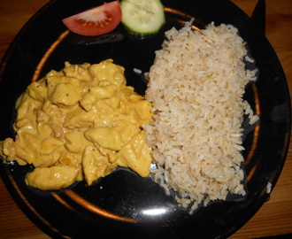 Currykyckling med ris