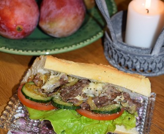 Philly cheese steak sandwich goes to Sweden