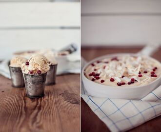 Len Kolaglass med Kokossocker och Röda Vinbär