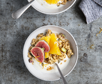 A slow roasted ginger and orange spiced granola for Trendenser autumn dinner