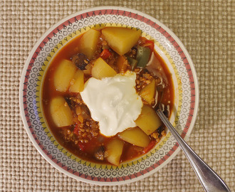 Vegansk gulasch