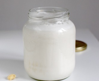 Cashewnötsmjölk på 2 minuter (vegan)
