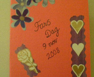 Fars Dags kort till min man 2008
