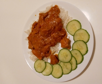 Easy Chicken Curry med ris