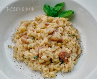 Risotto med pancetta