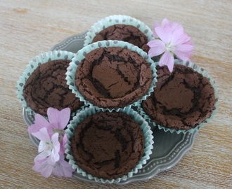 Kladdiga chokladmuffins