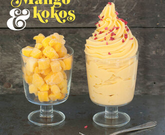 Läskande dessert med mango & kokos