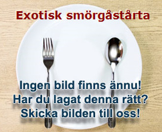 Exotisk smörgåstårta