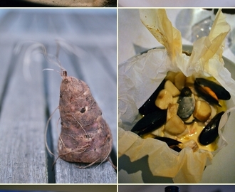 Fisk- och musselknyten med chevrésås och ugnsbakad blomkål