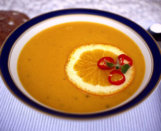 Solgul soppa, perfekt i vintermörkret!