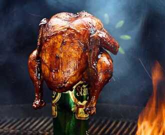 Beer can chicken - helgrillad kyckling på ölburk