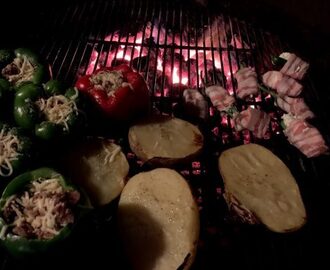 Dagens grill: Fyllda paprikor och jalapeño-poppers