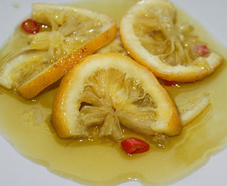 En variant av saltinlagda citroner