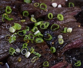 Honey Soy Skirt Steak Recipe