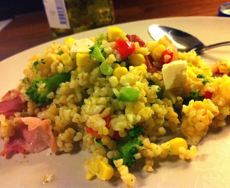 Modern pyttipanna med couscous