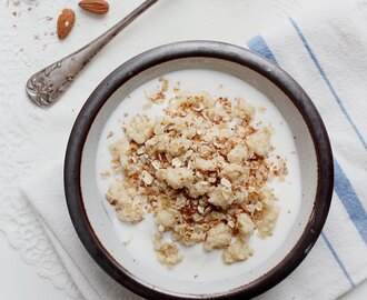 "Fettisdagen" // Breakfast Bowl w Almond Icing Crunch