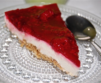 Smarrig Hallon-Cheescake