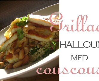 Grillad halloumi med couscous