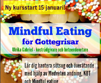 Lär dig hantera ditt godissug och överätande med hjälp av Medveten andning, Mindful Eating och KBT