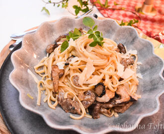 Pasta med oxfilé och tryffel- vi åker till Italien! - Johanna Toftby