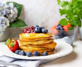 Klassiska amerikanska pannkakor