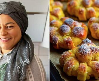 Zeinas saffransbullar med en speciell ingrediens gör succé på nätet – så enkelt gör du dem