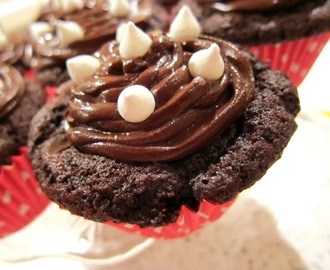 Chokladcupcakes med härlig chokladfrosting