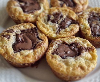 Cheesecake Muffins med Nutella 