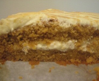 Caramel mascarpone layer cake