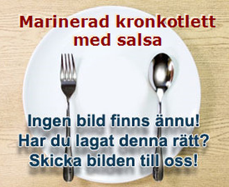 Marinerad kronkotlett med salsa