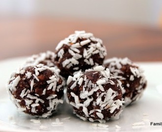 Sockerfria chokladbollar med jordnötssmör