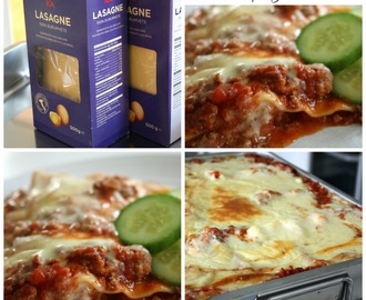 Mycket krämig och god lasagne