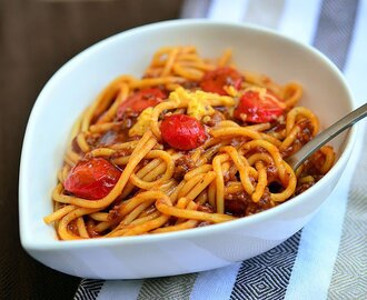 Filipino-style Spaghetti