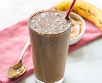 Chocolate peanut butter shake