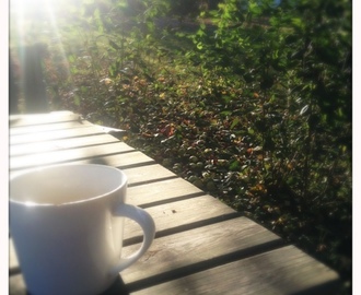 Kaffe i solen...